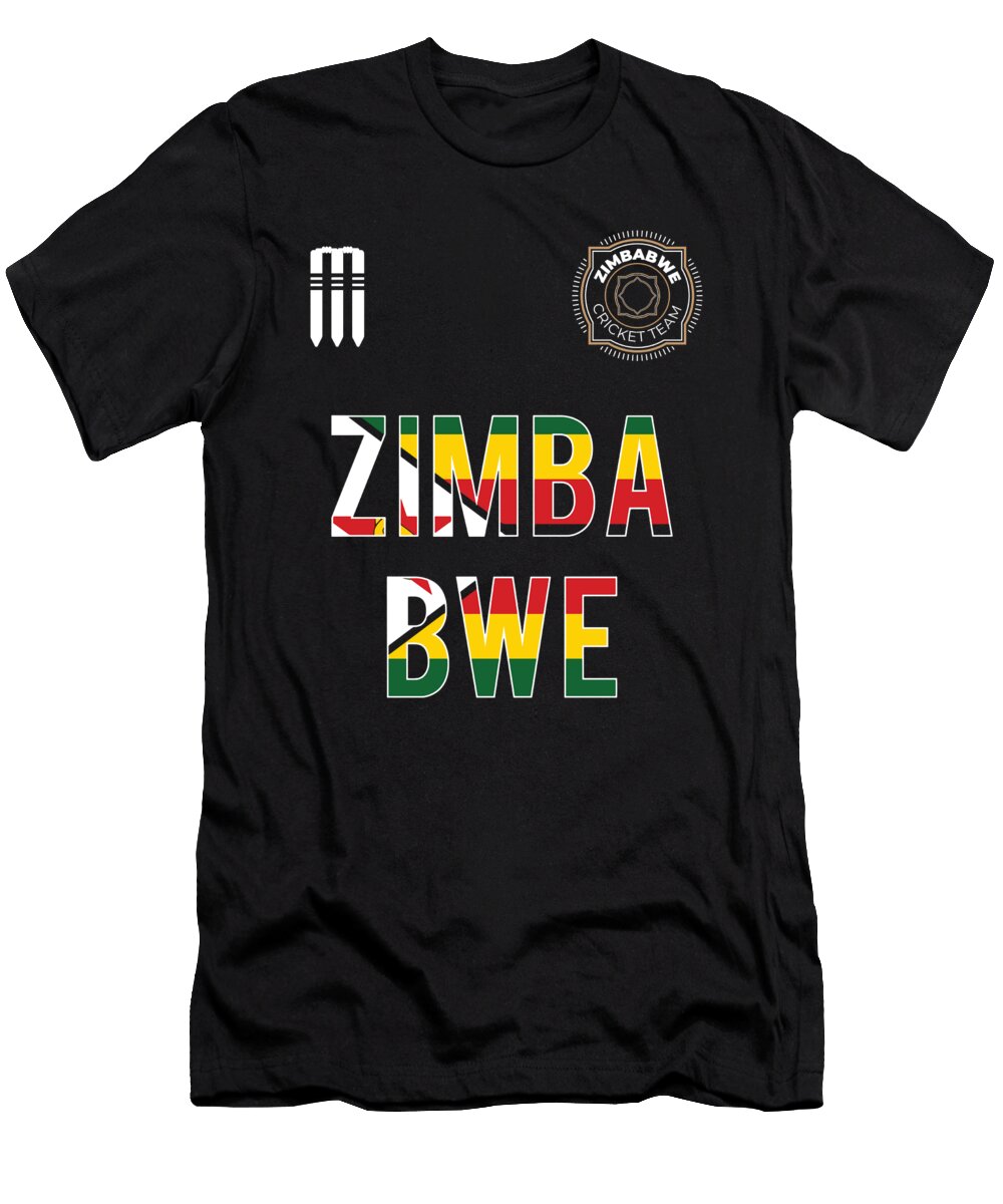 2 Zimbabwe Cricket Kit 2019 Zimbabwean International Fans Gift Martin Hicks T-Shirt