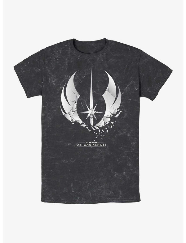 Star Wars Shattered Jedi Logo Mineral Wash T-Shirt