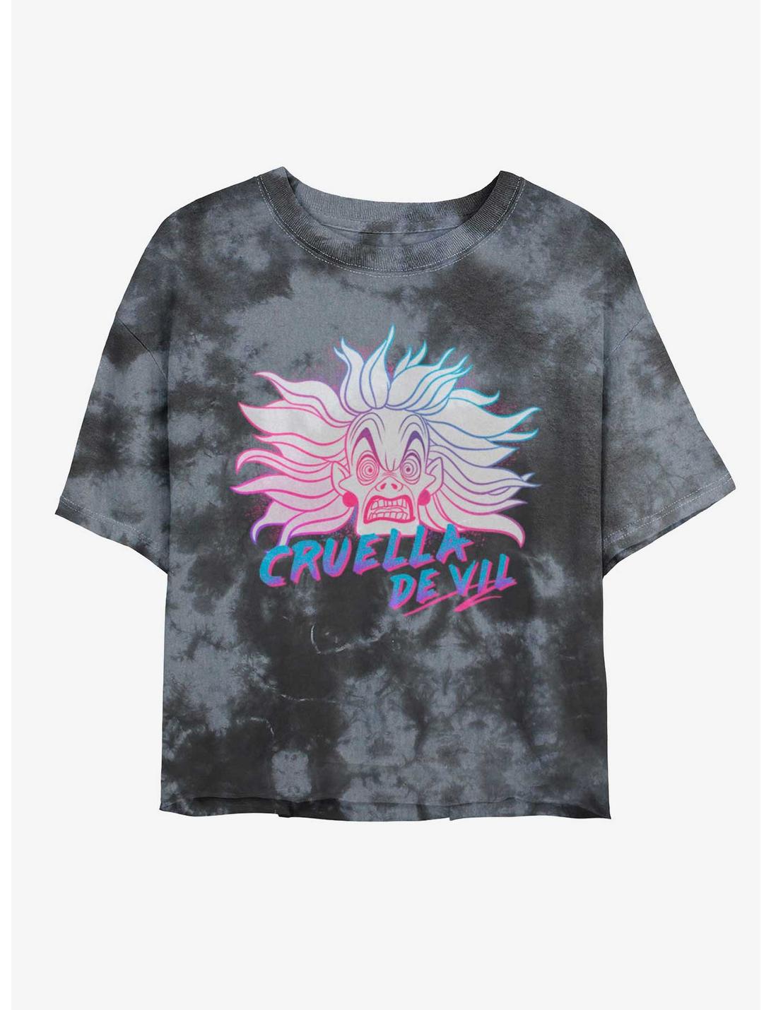 T-shirt court tie-dye Cruella d'Enfer de Disney