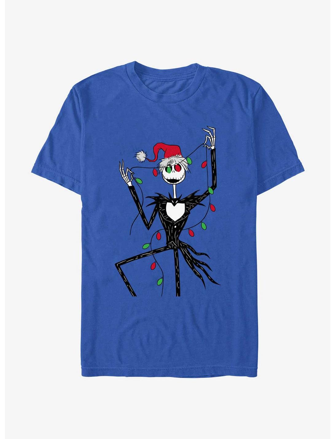The Nightmare Before Christmas Santa Jack Christmas Lights T-Shirt