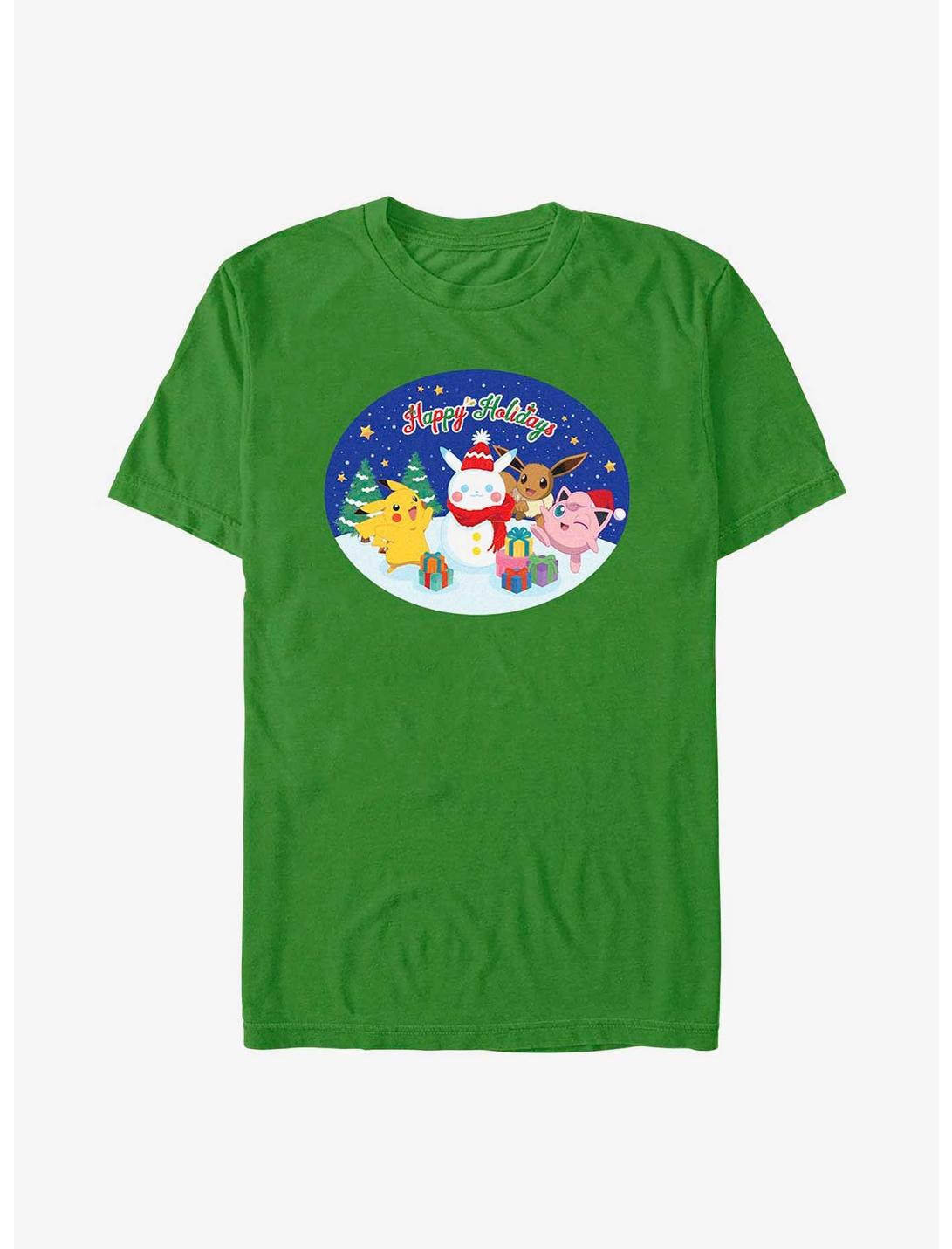 Pokemon Happy Holidays Snowman T-Shirt