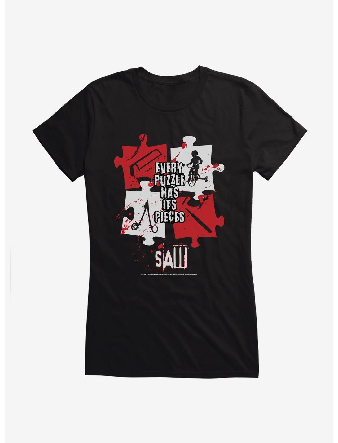 Saw Puzzle Pieces Girls T-Shirt