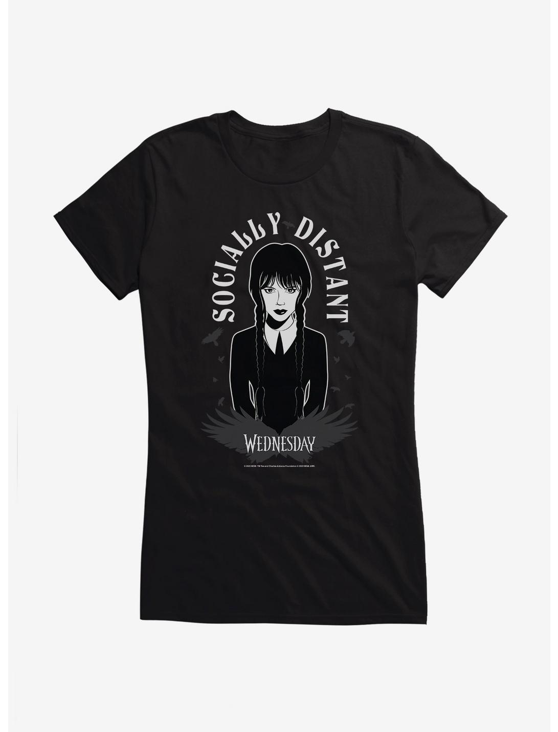 Wednesday Socially Distant Girls T-Shirt