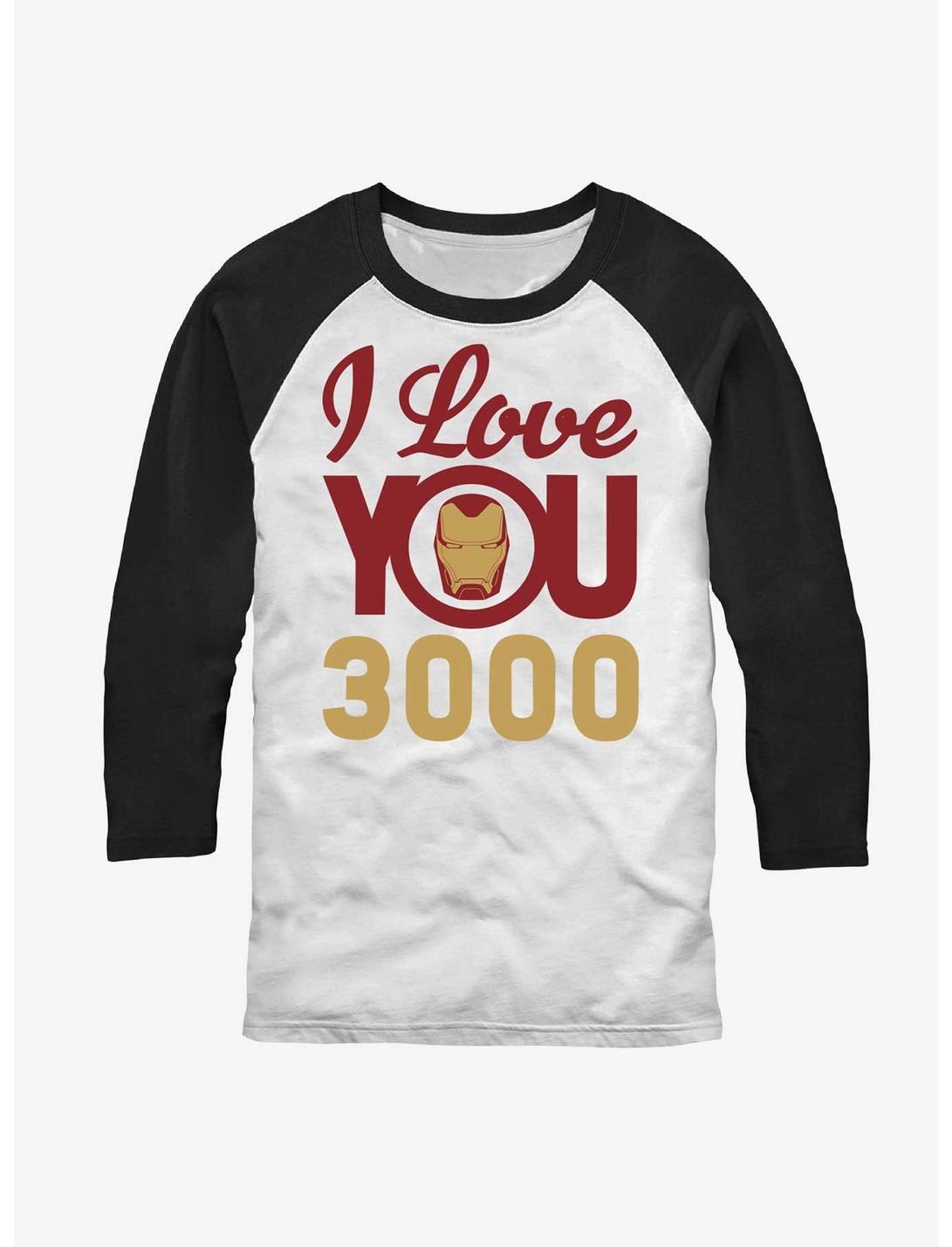Marvel Avengers Iron Man I Love You 3000 Raglan T-Shirt