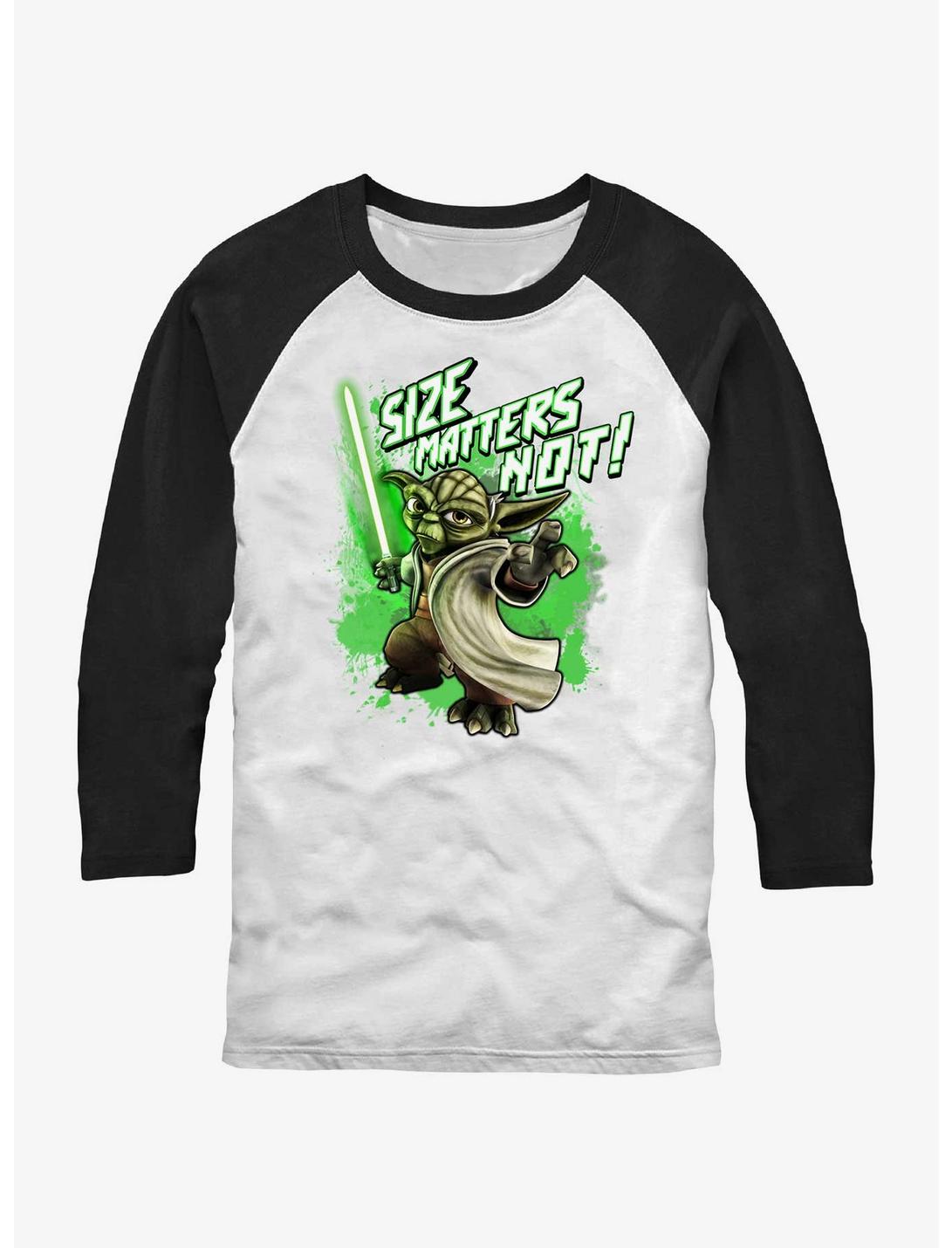 Star Wars: The Clone Wars Yoda Size Matters Not Raglan T-Shirt