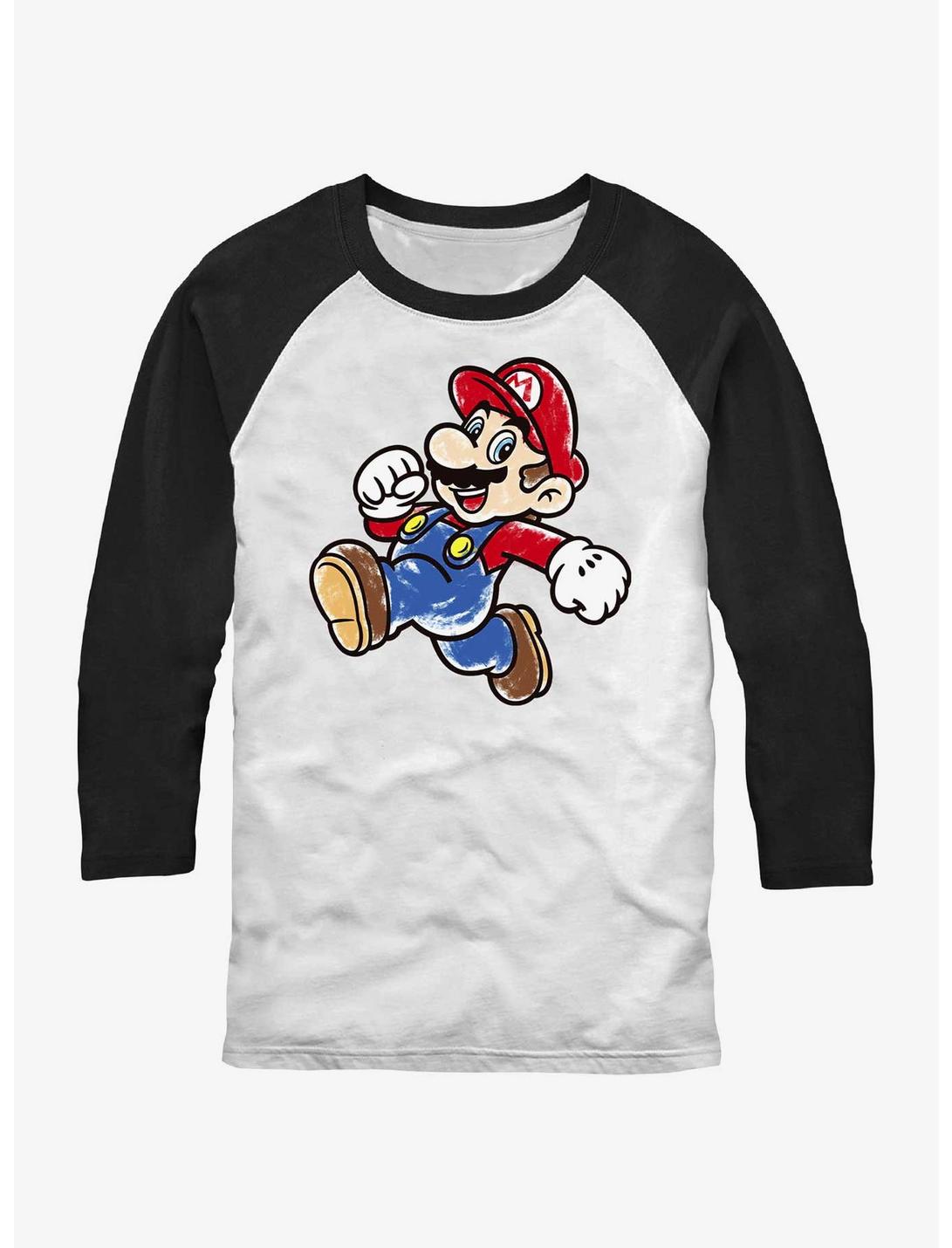 Nintendo Mario Artsy Mario Raglan T-Shirt