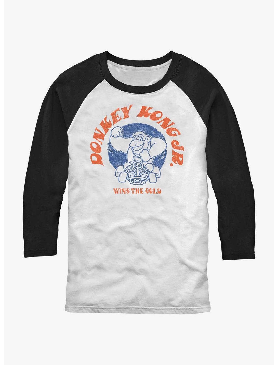 Nintendo Mario Donkey Kong Jr. Wins Gold Raglan T-Shirt
