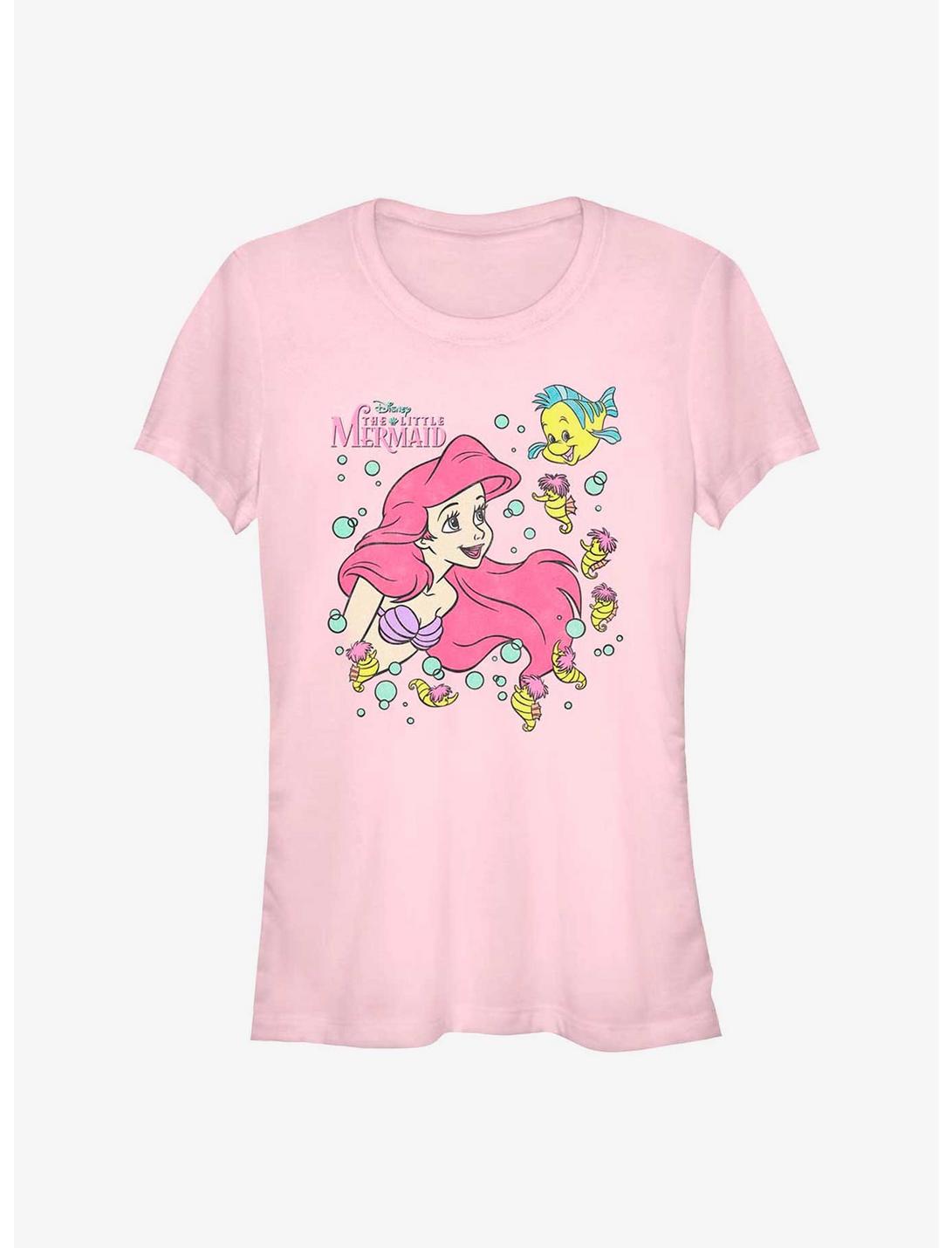 Disney The Little Mermaid Ariel, Flounder And Friends Girls T-Shirt