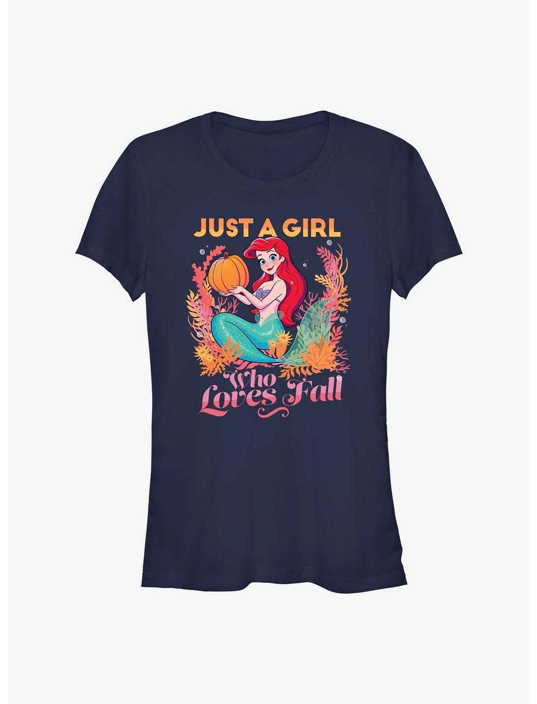 T-shirt Fille La Petite Sirène Ariel Citrouille Disney
