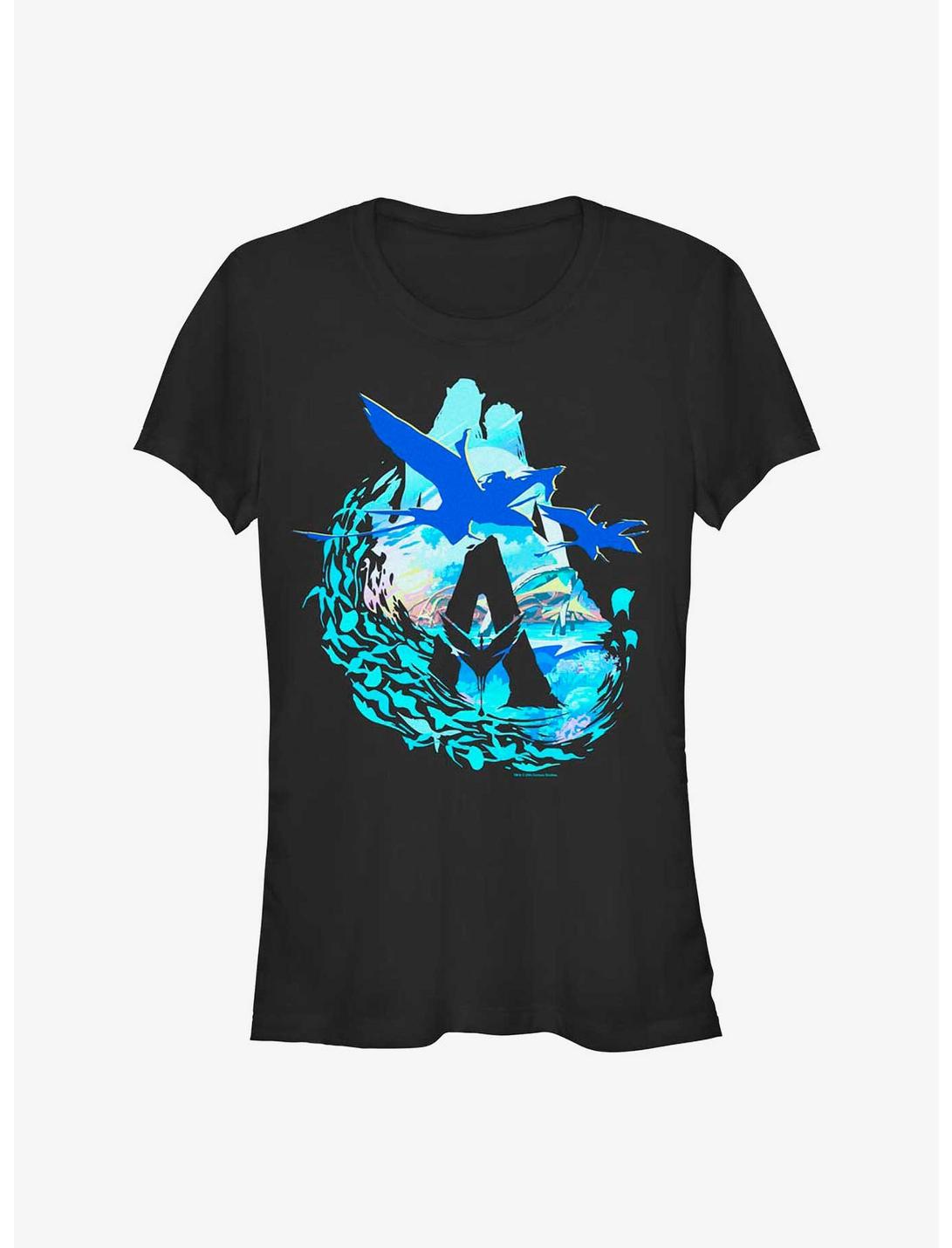 T-shirt Fille « Avatar : La Voie de l'Eau » Vue Aérienne Scénique