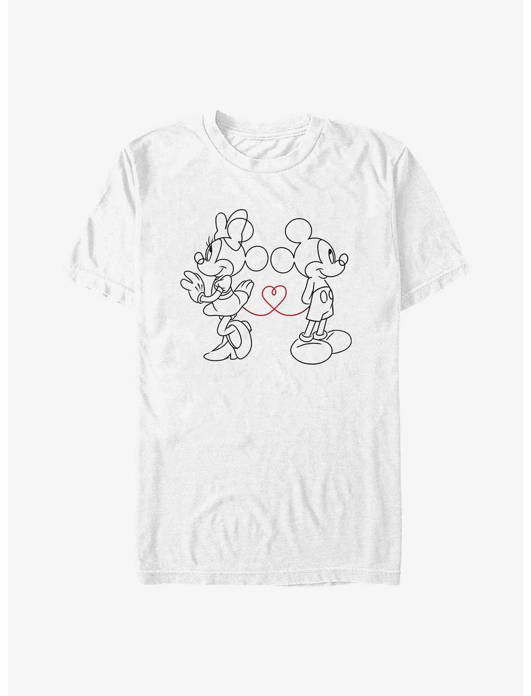 Disney Mickey Mouse & Minnie Mouse Heart Tails T-Shirt