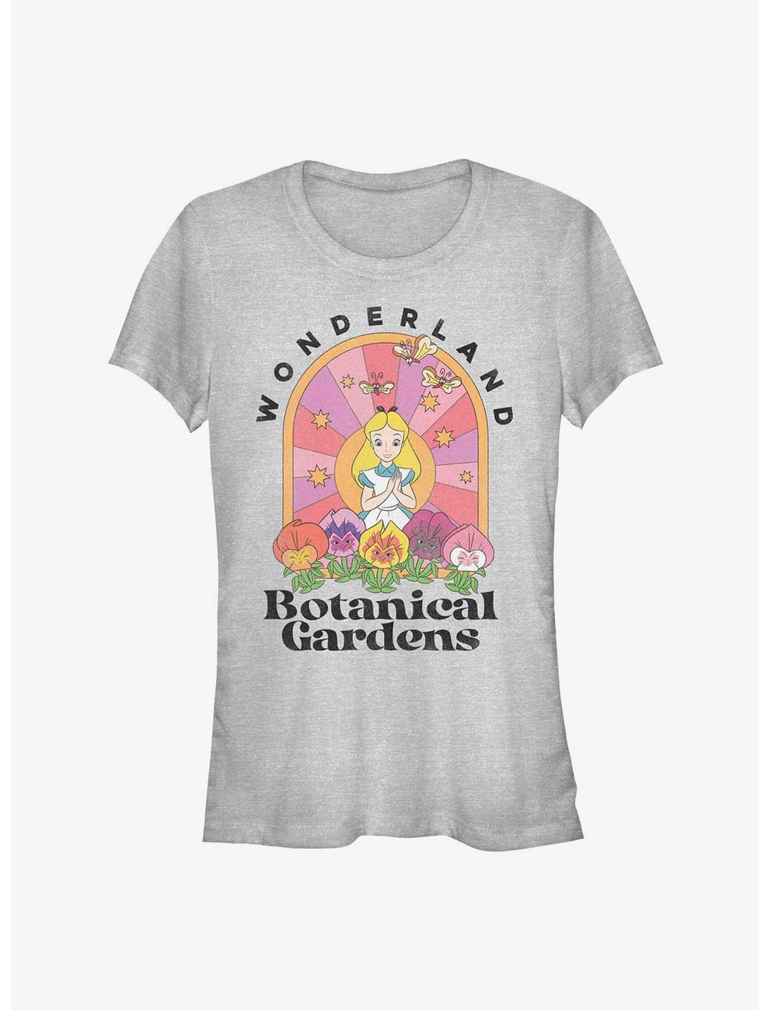 T-shirt fille Disney Alice au pays des merveilles, motif botanique rétro