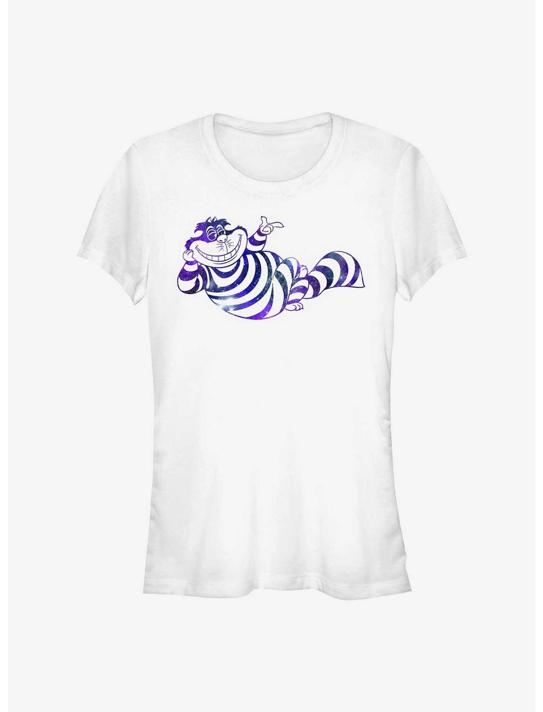 Disney Alice In Wonderland Space Cheshire Cat Girls T-Shirt