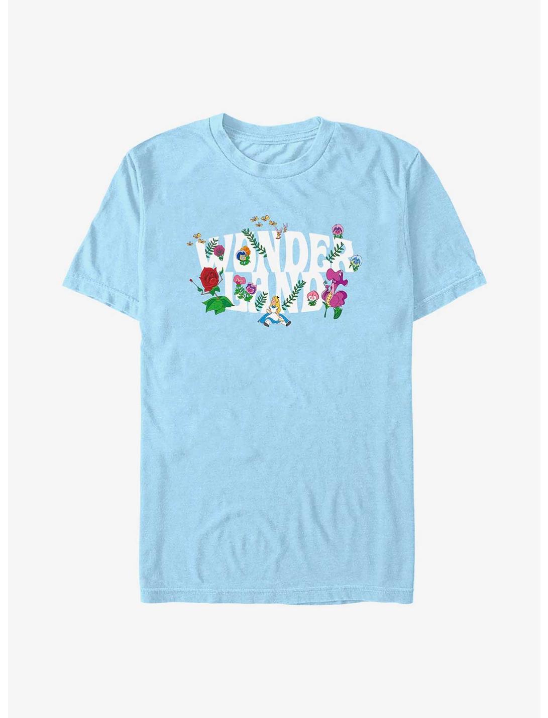 Disney Alice In Wonderland Flower Garden Logo T-Shirt