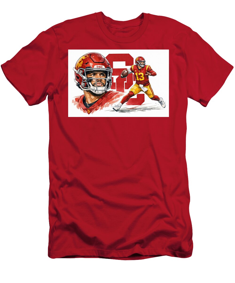 2022 Caleb Williams Heisman Trophy Winner Usc 5 All Sports T-Shirt
