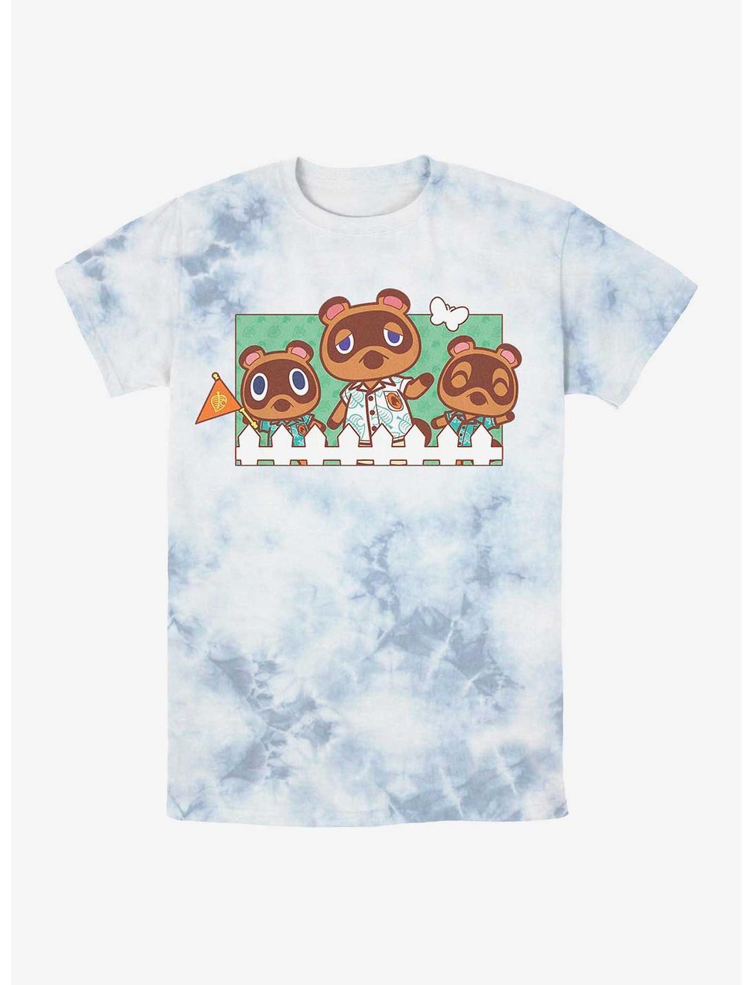 T-shirt délavé à motif Animal Crossing Nook Family de Nintendo