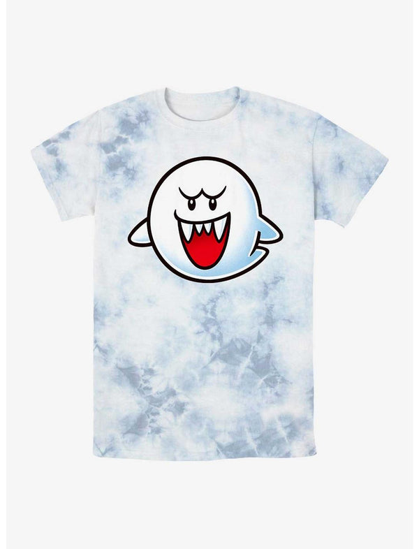 Nintendo Mario Boo Face Tie-Dye T-Shirt