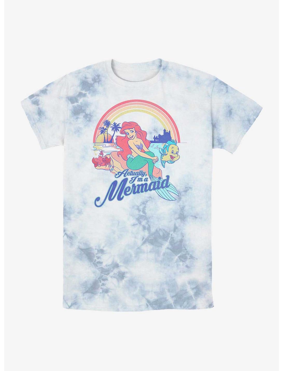 Disney The Little Mermaid Actually, I'm A Mermaid Tie-Dye T-Shirt