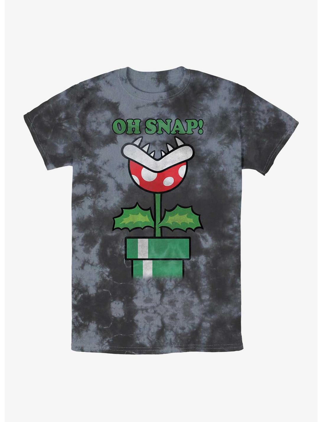 Nintendo Oh Snap Piranha Plant Tie-Dye T-Shirt