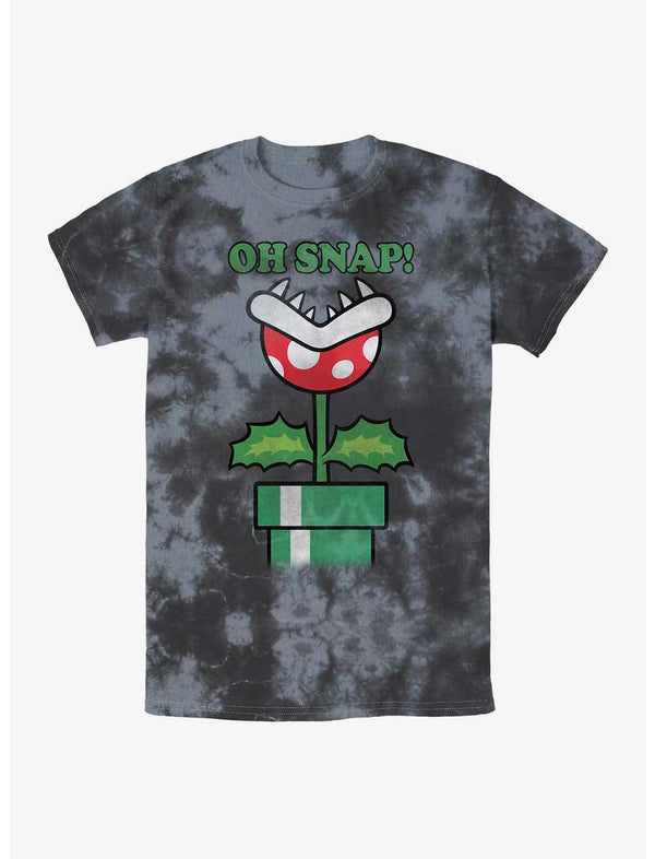 Nintendo Oh Snap Piranha Plant Tie-Dye T-Shirt