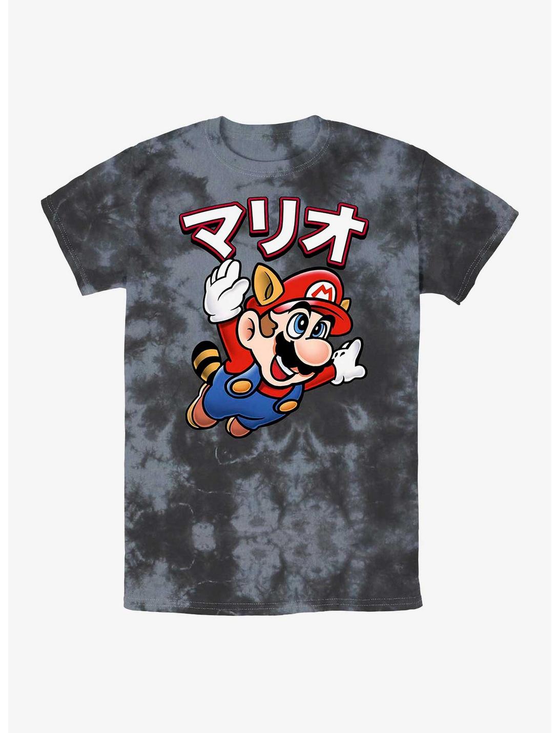 Nintendo Raccoon Mario Tie-Dye T-Shirt