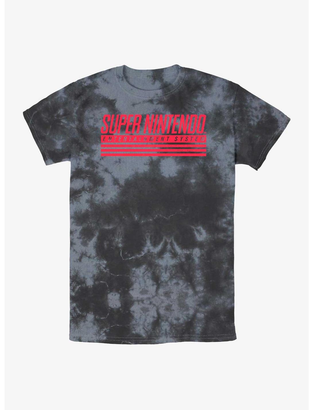Nintendo Super Nintendo Logo Tie-Dye T-Shirt
