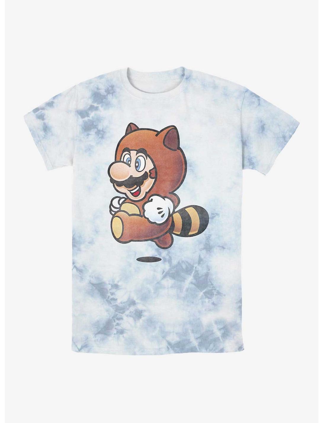 Nintendo Mario Tanooki Yeah Tie-Dye T-Shirt