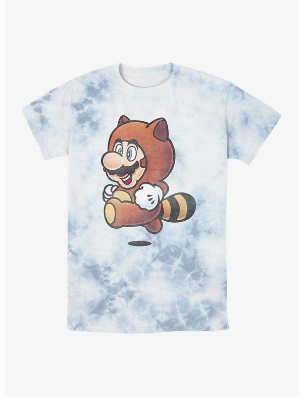 Nintendo Mario Tanooki Yeah Tie-Dye T-Shirt