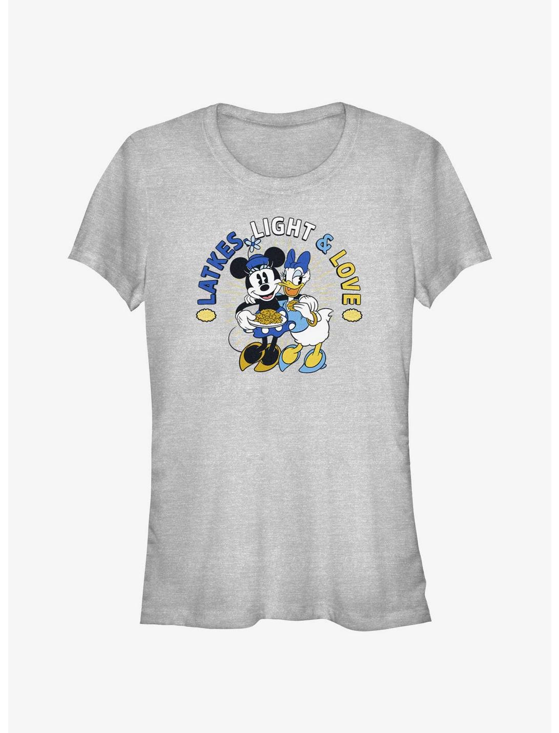 Disney Minnie Mouse & Daisy Duck Latkes, Light & Love Girls T-Shirt