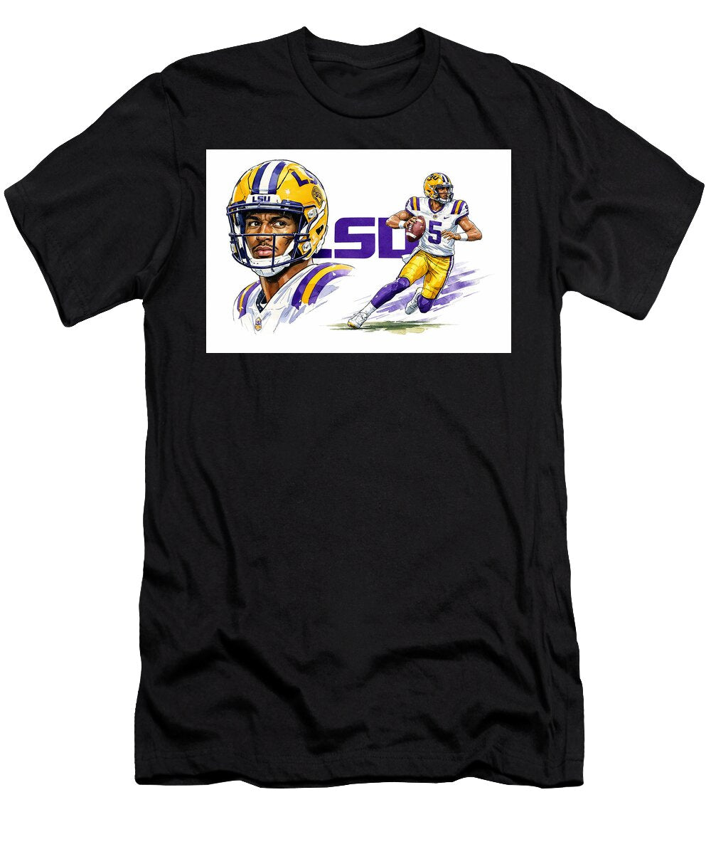 2023 Jayden Daniels Heisman Trophy Winner Lsu 5 All Sports T-Shirt