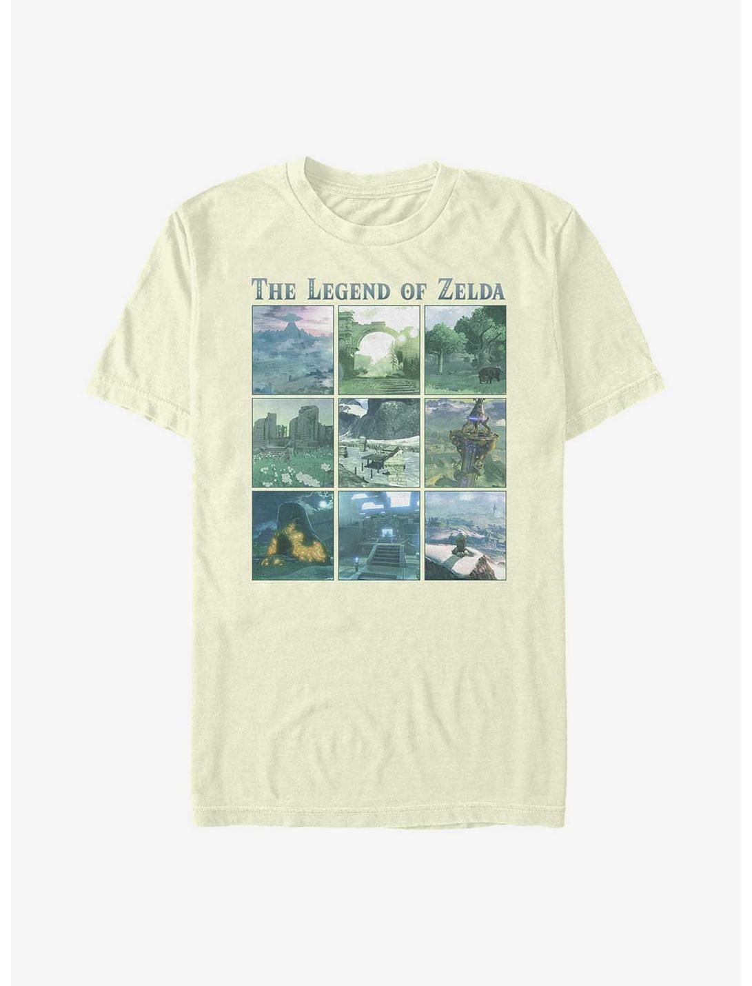 The Legend of Zelda: Breath of the Wild Locations T-Shirt