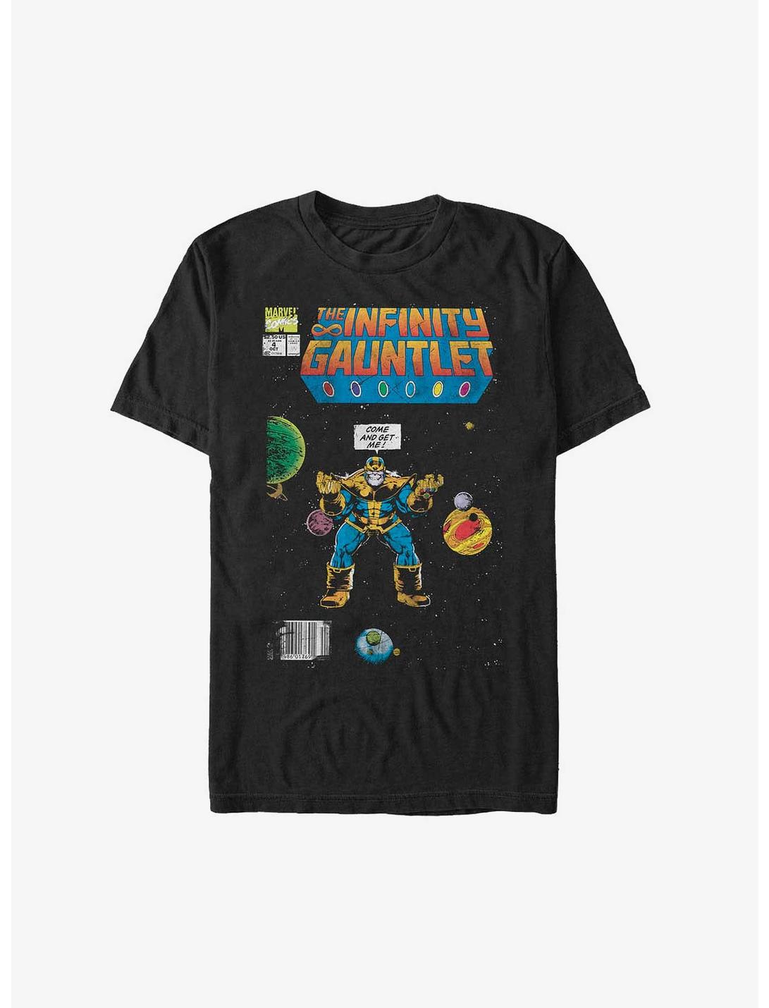 Marvel Avengers Thanos Comic Cover Heavyweight T-Shirt