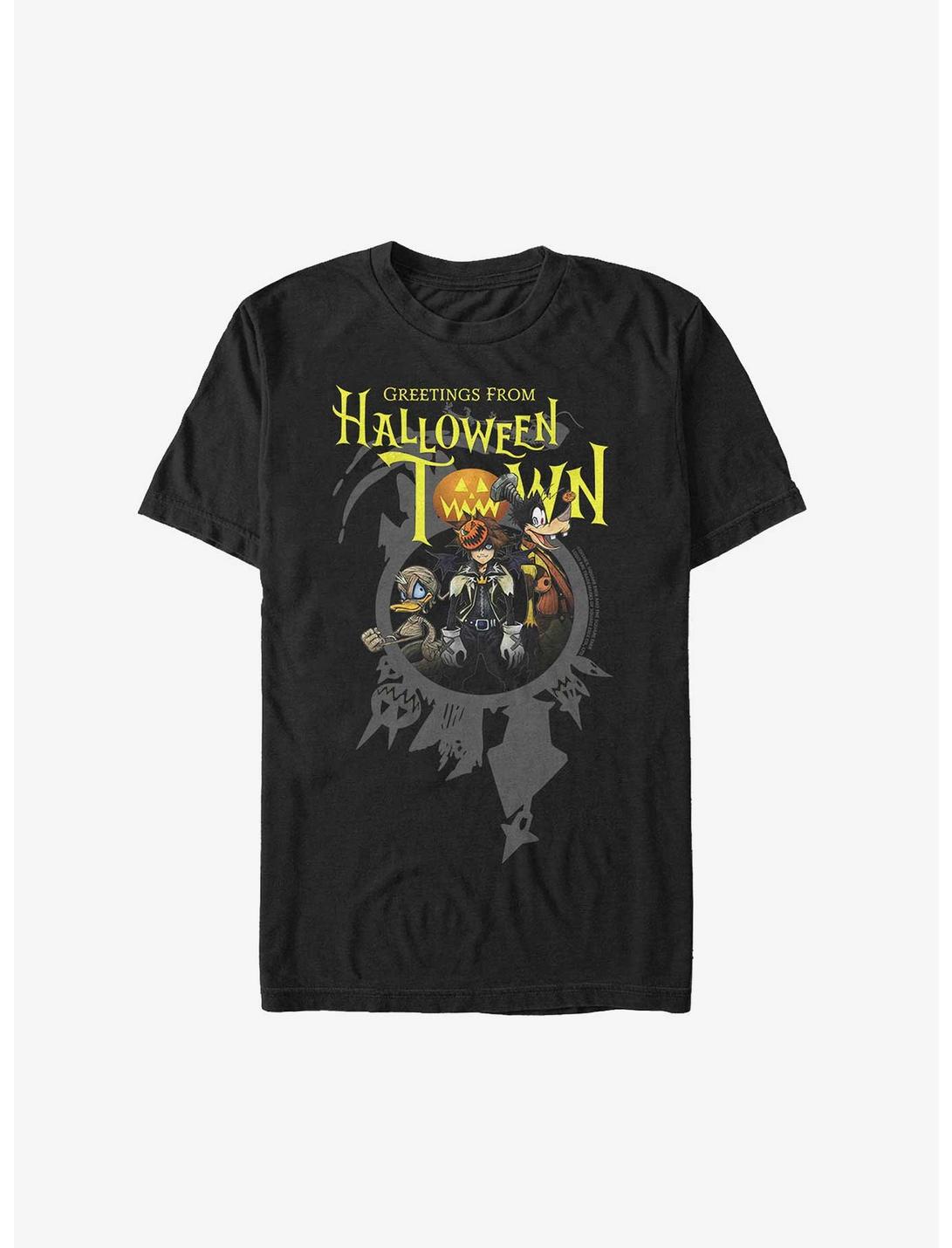 Disney Kingdom Hearts Greetings From Halloween Town Heavyweight T-Shirt
