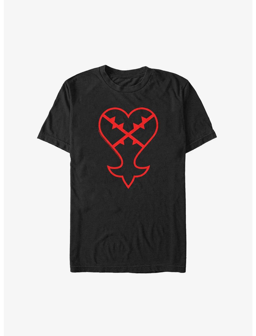 Disney Kingdom Hearts Heartless Symbol Heavyweight T-Shirt