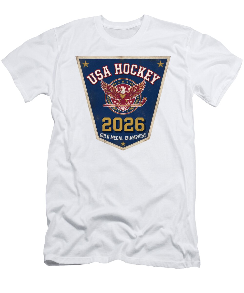 2026 USA Hockey Gold Medal Champions Viral Guy T-Shirt