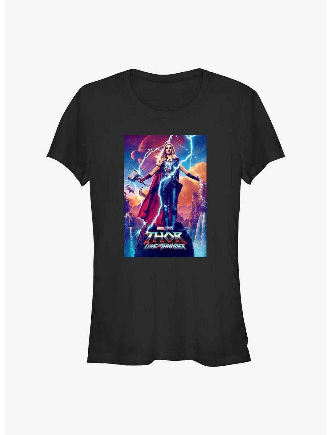 T-Shirt Fille Marvel Thor : Love and Thunder Mighty Thor Affiche de Film
