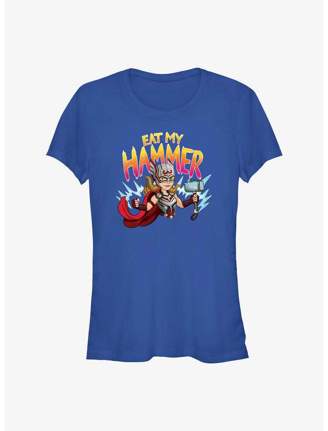T-Shirt Fille Marvel Thor: Love and Thunder Mighty Thor Eat My Hammer
