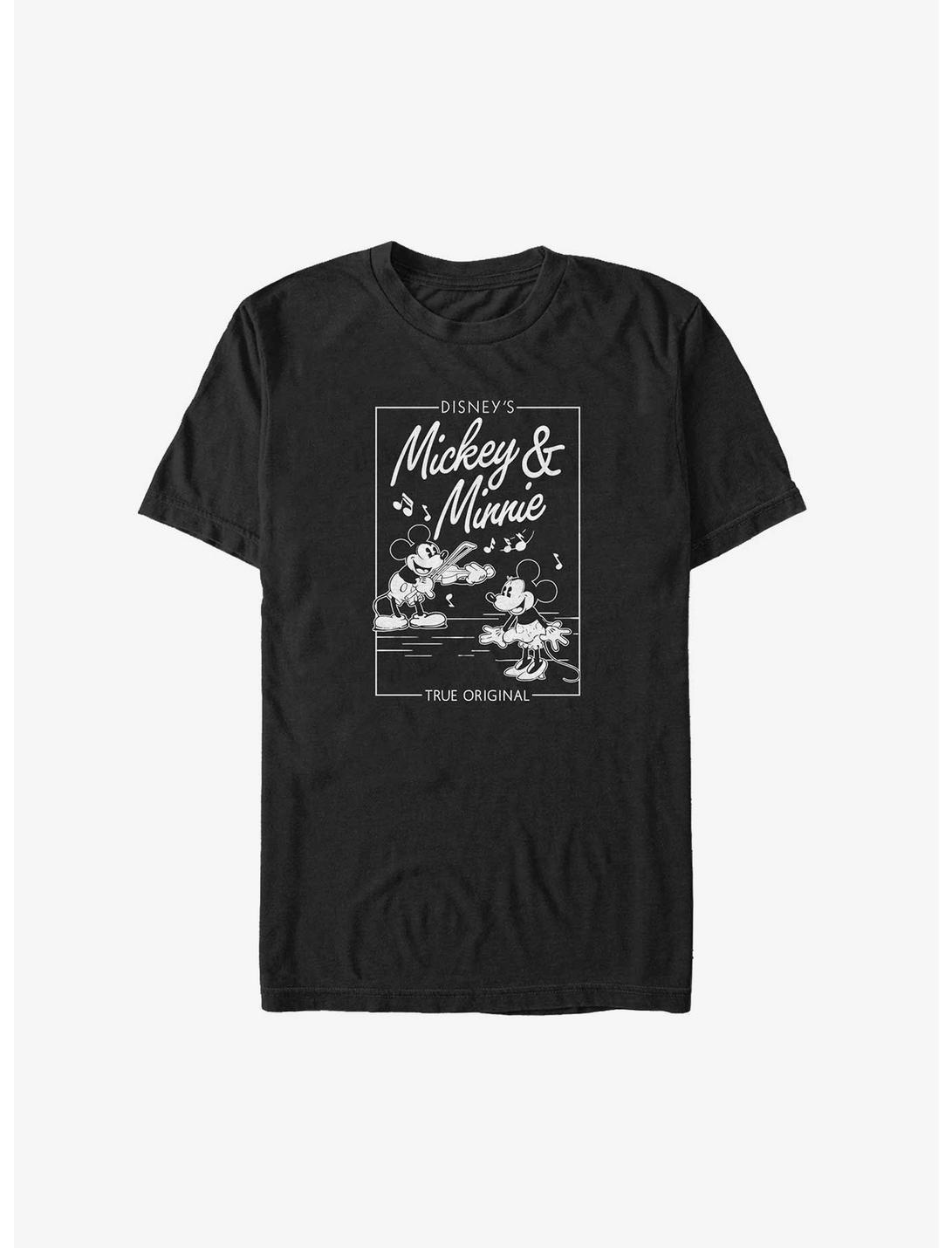 Disney Mickey Mouse & Minnie Mouse Music Cover Big & Tall T-Shirt