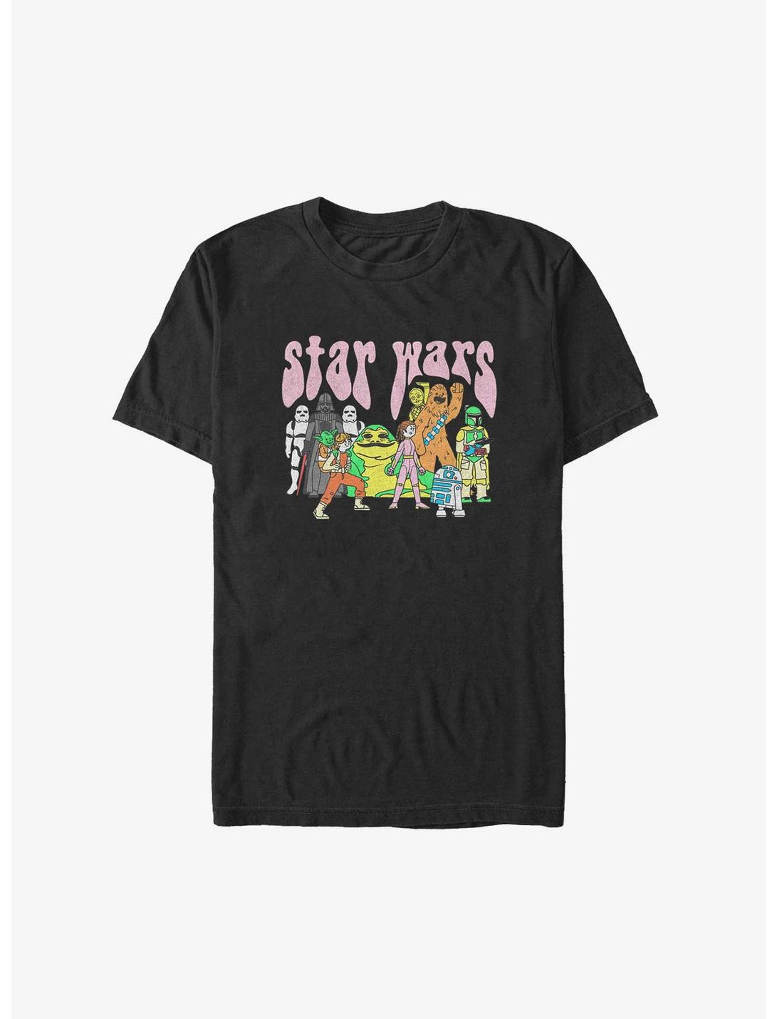 Star Wars Psychedelic Characters Big & Tall T-Shirt