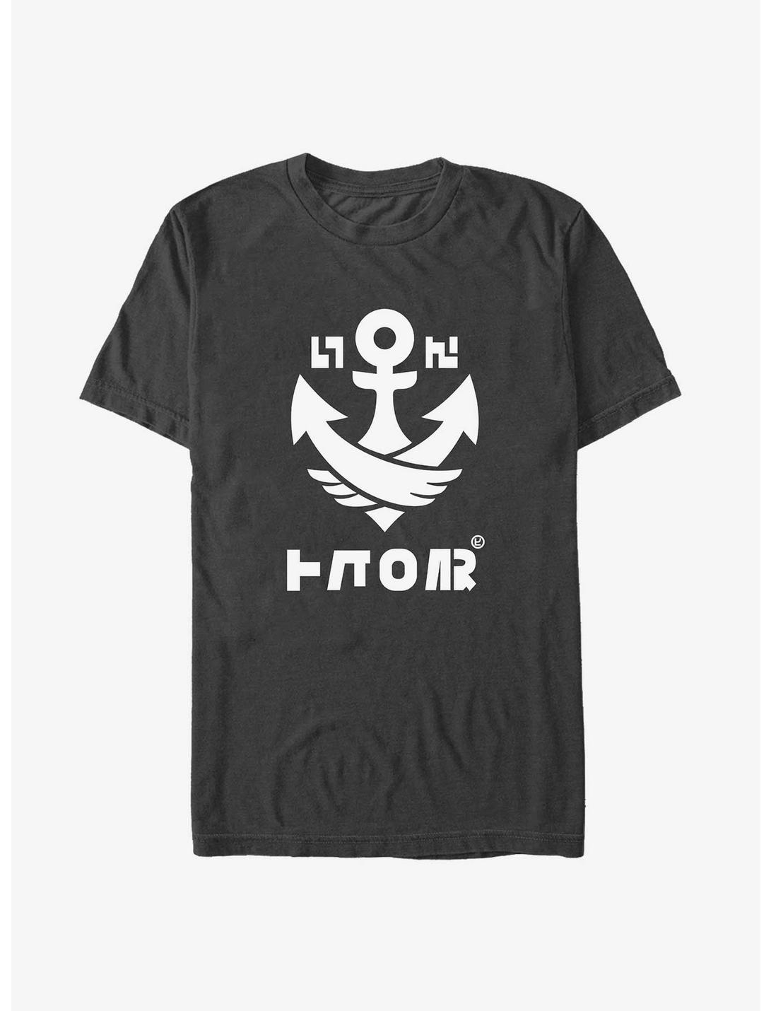 T-shirt grandes tailles Nintendo Splatoon avec badge ancre