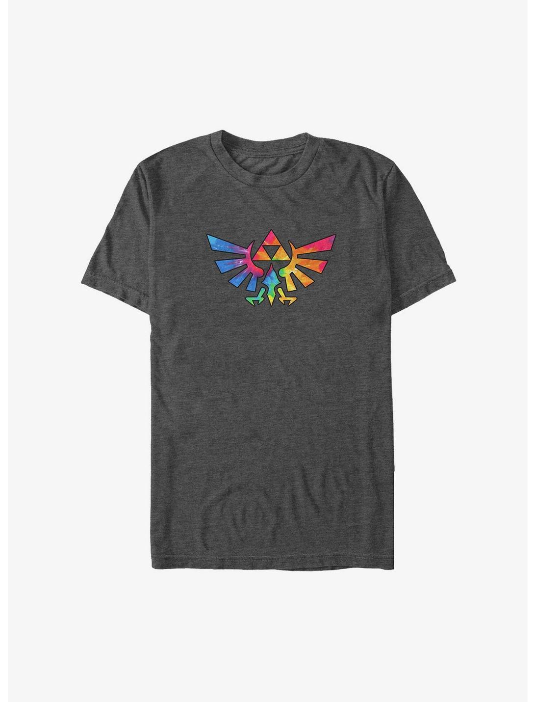 Nintendo The Legend of Zelda Tie-Dye Hyrule Crest Big & Tall T-Shirt