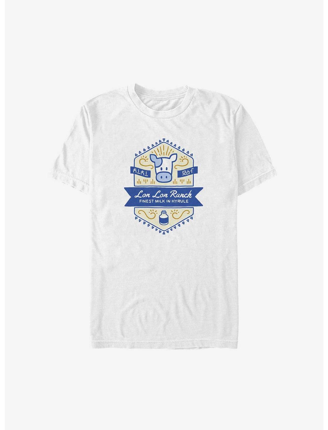 T-shirt grande taille Nintendo The Legend of Zelda Lon Lon Ranch Finest Milk In Hyrule