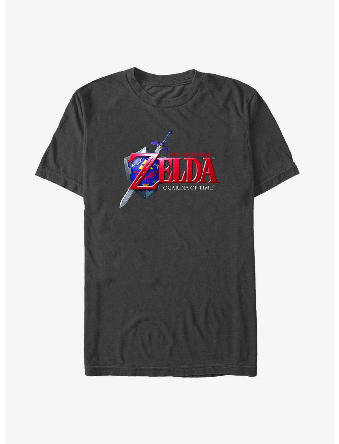 Nintendo The Legend of Zelda Ocarina Logo Big & Tall T-Shirt