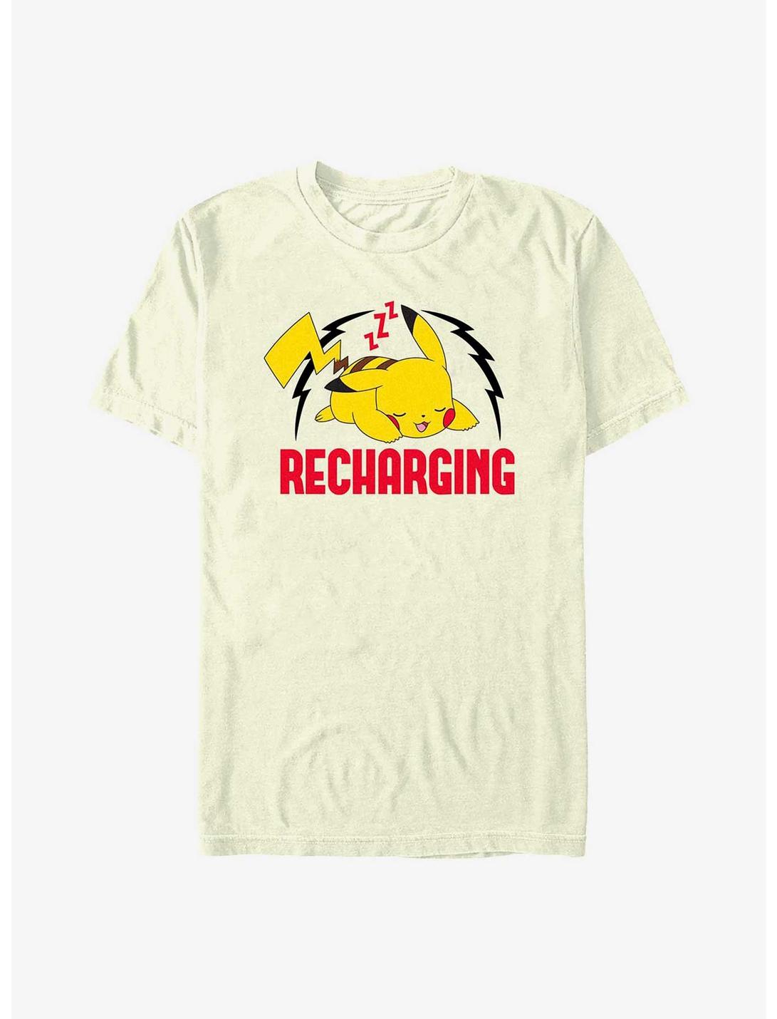 Pokemon Sleepy Pikachu Recharging T-Shirt