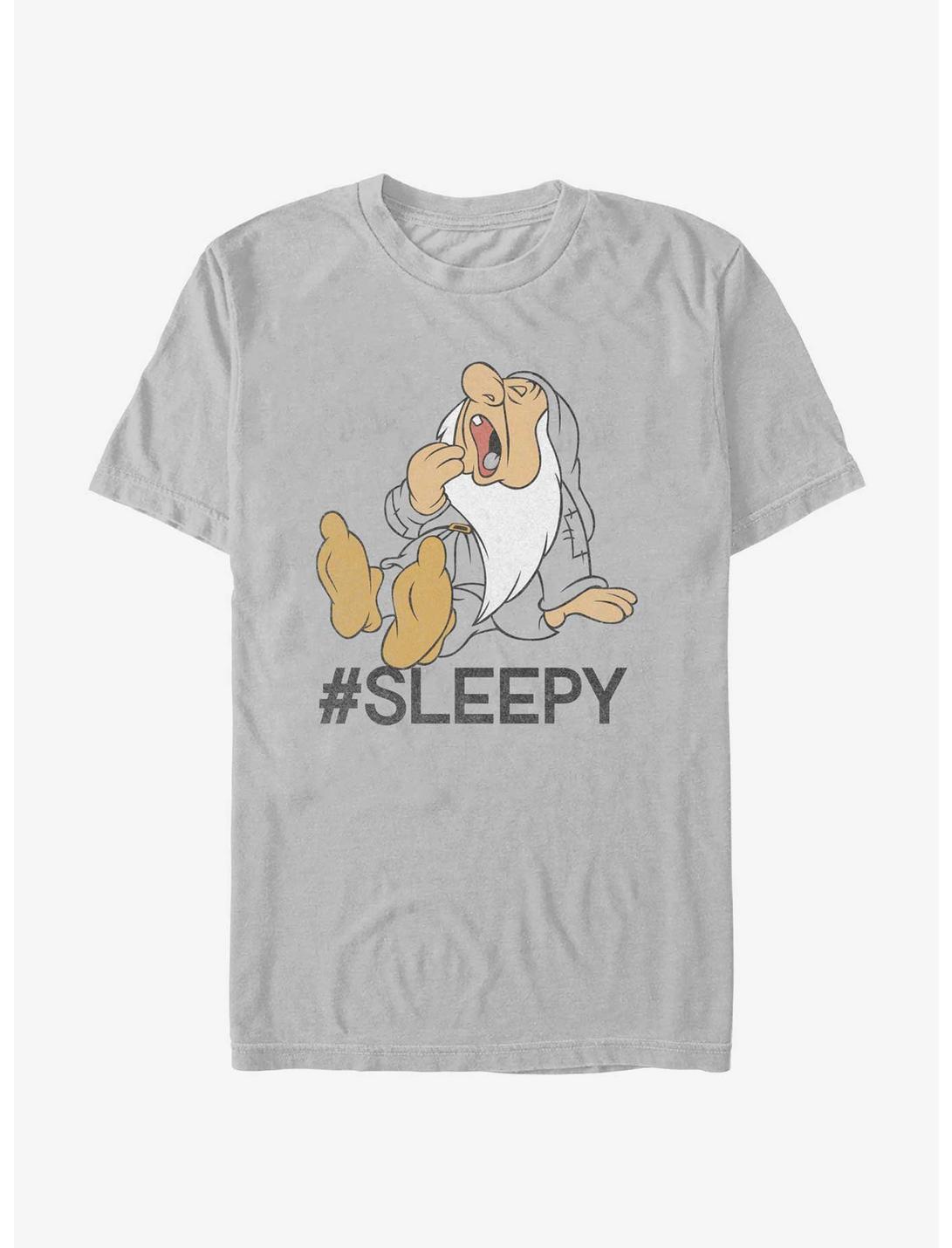 Disney Snow White and the Seven Dwarfs Hashtag Sleepy T-Shirt