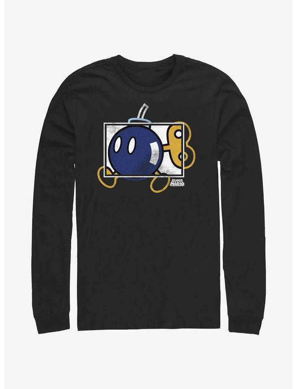 Nintendo Mario Bomb-Hei Box Long-Sleeve T-Shirt
