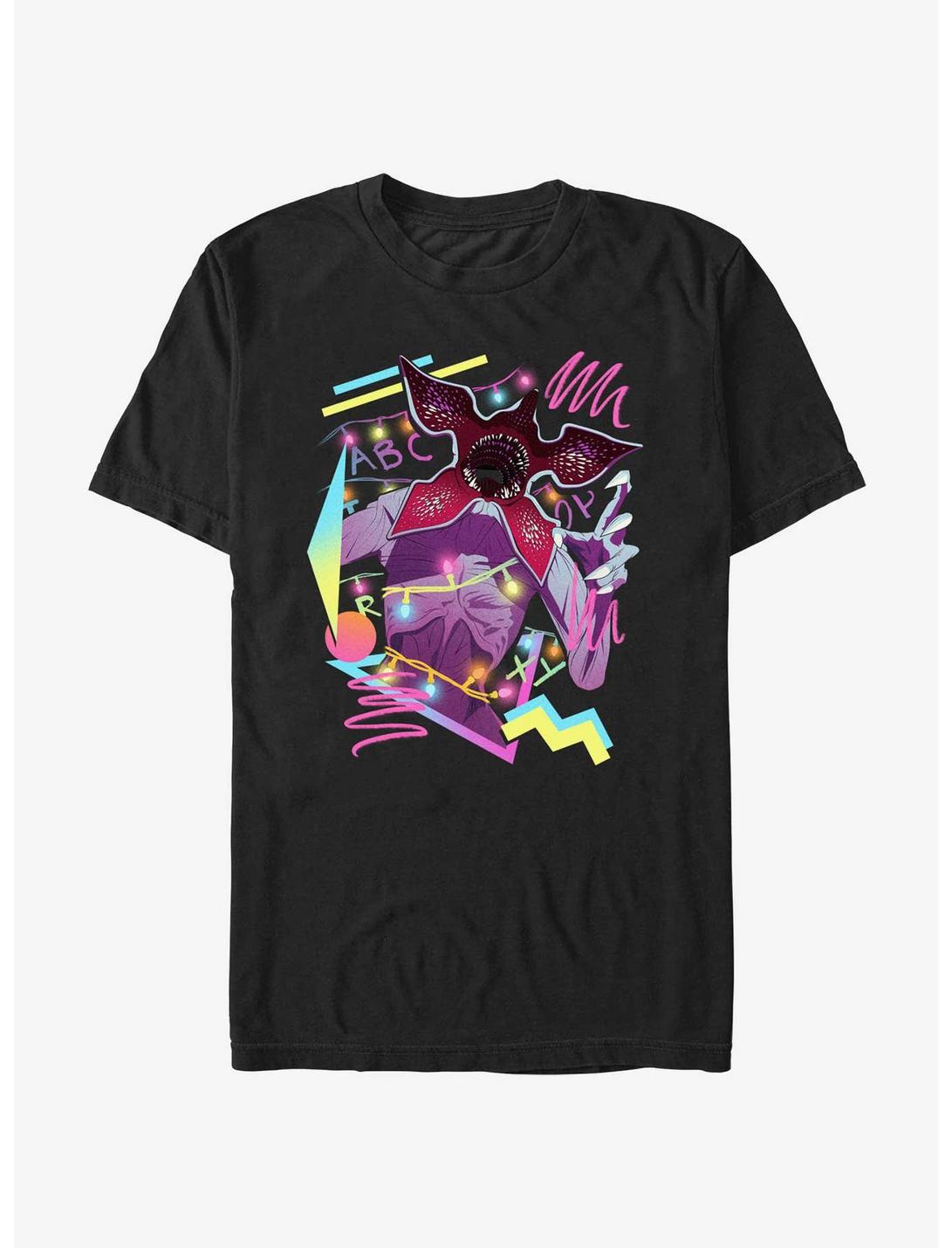 Stranger Things Neon Demogorgon Attack T-Shirt