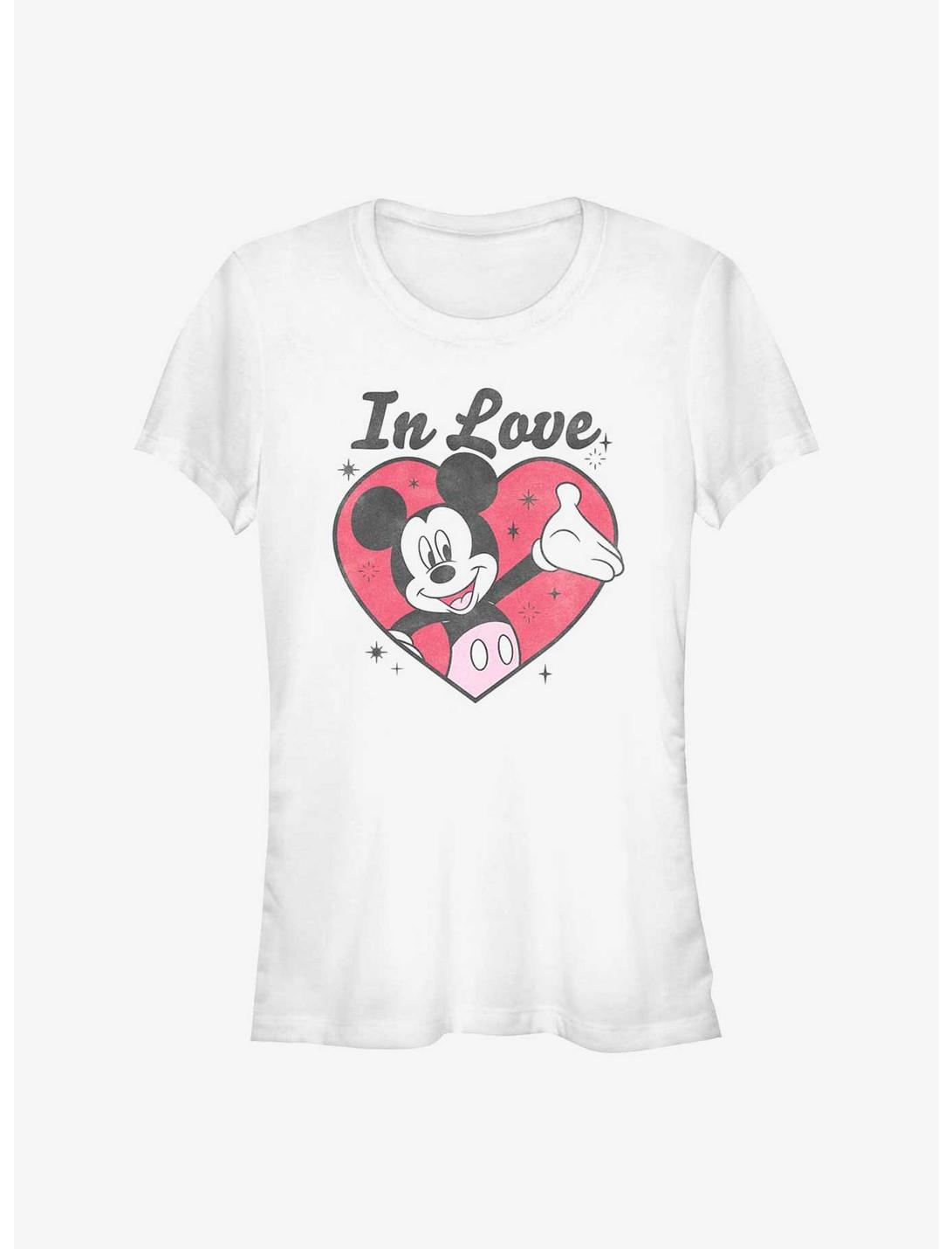 Disney Mickey Mouse Mickey In Love Girls T-Shirt
