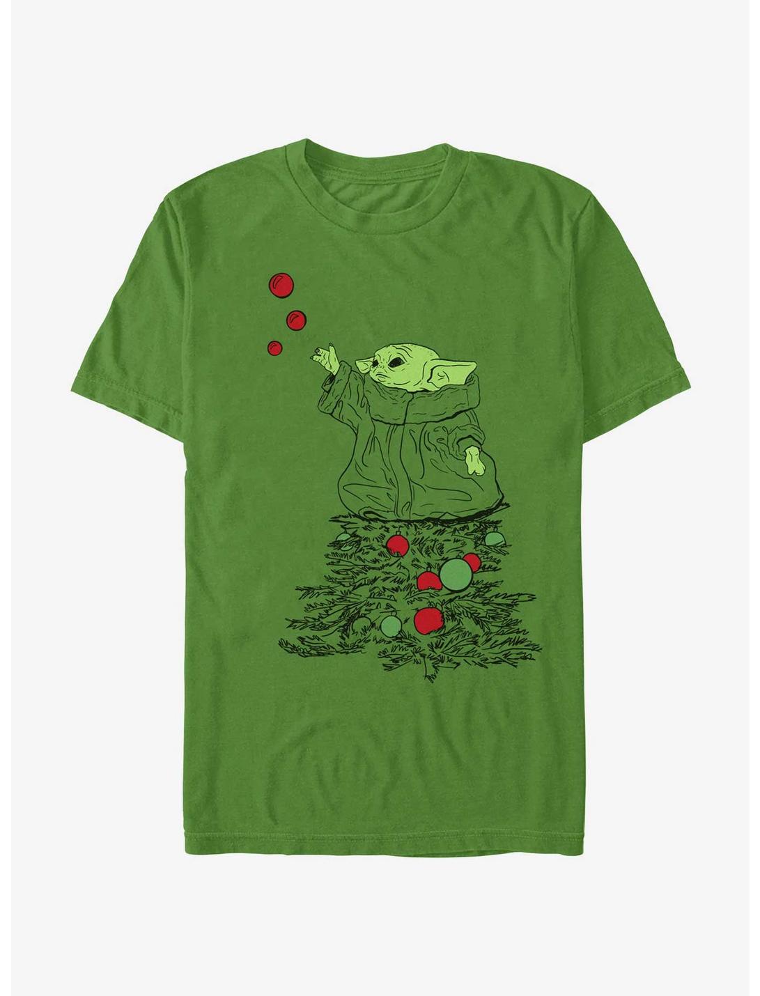 Star Wars The Mandalorian Grogu Christmas Tree T-Shirt