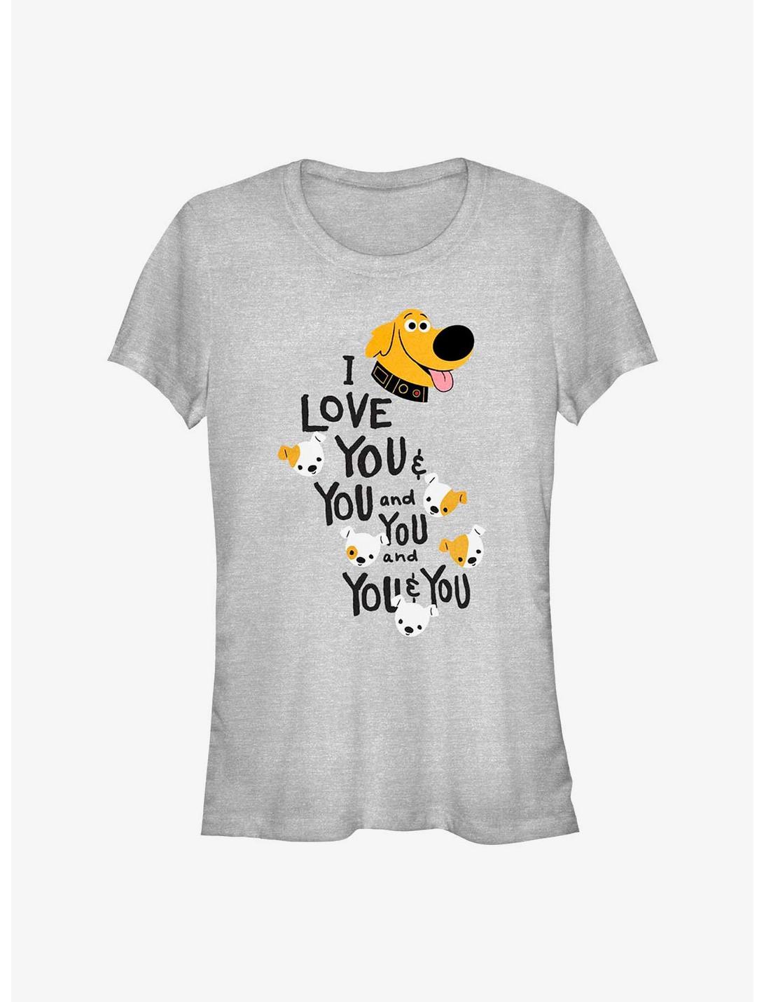 Disney Pixar Up Dug Loves You and You Girls T-Shirt